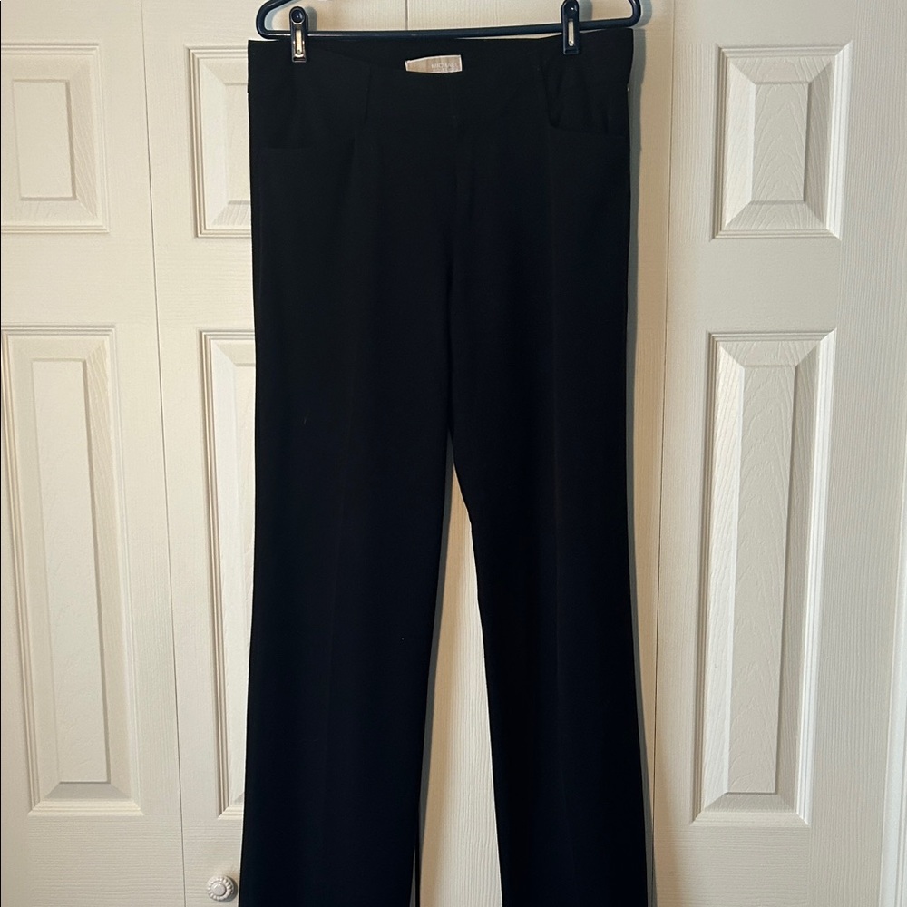 Michael Kors Size 8 Black Straight Leg Dress Pants